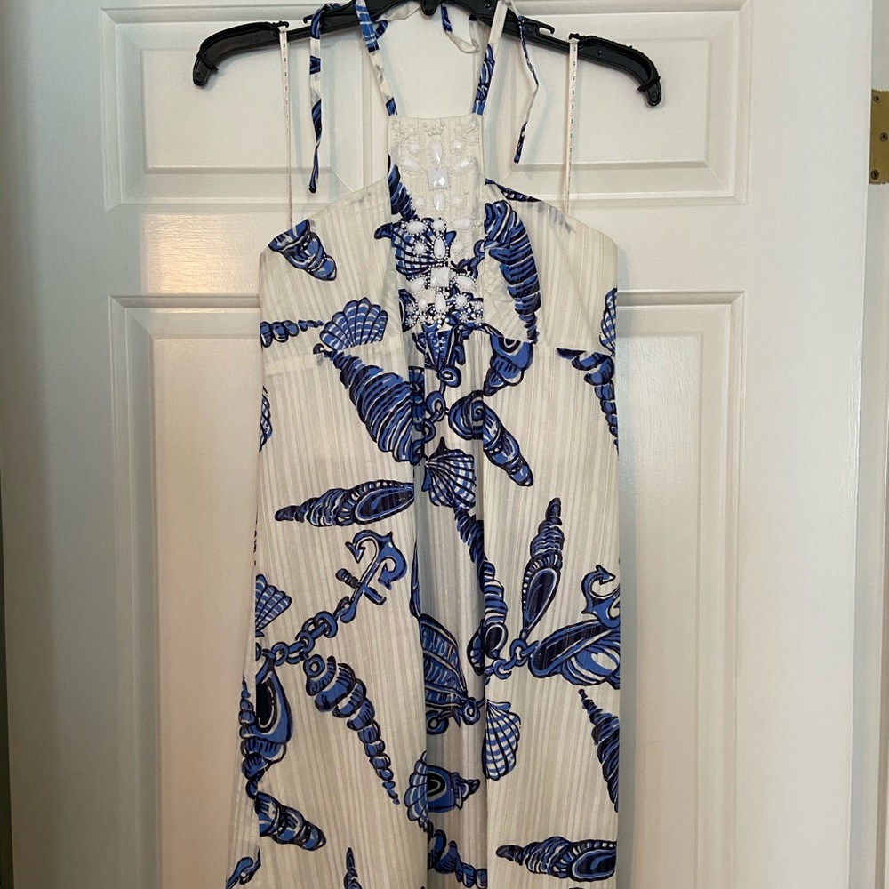 Lilly Pulitzer halter tie neck dress